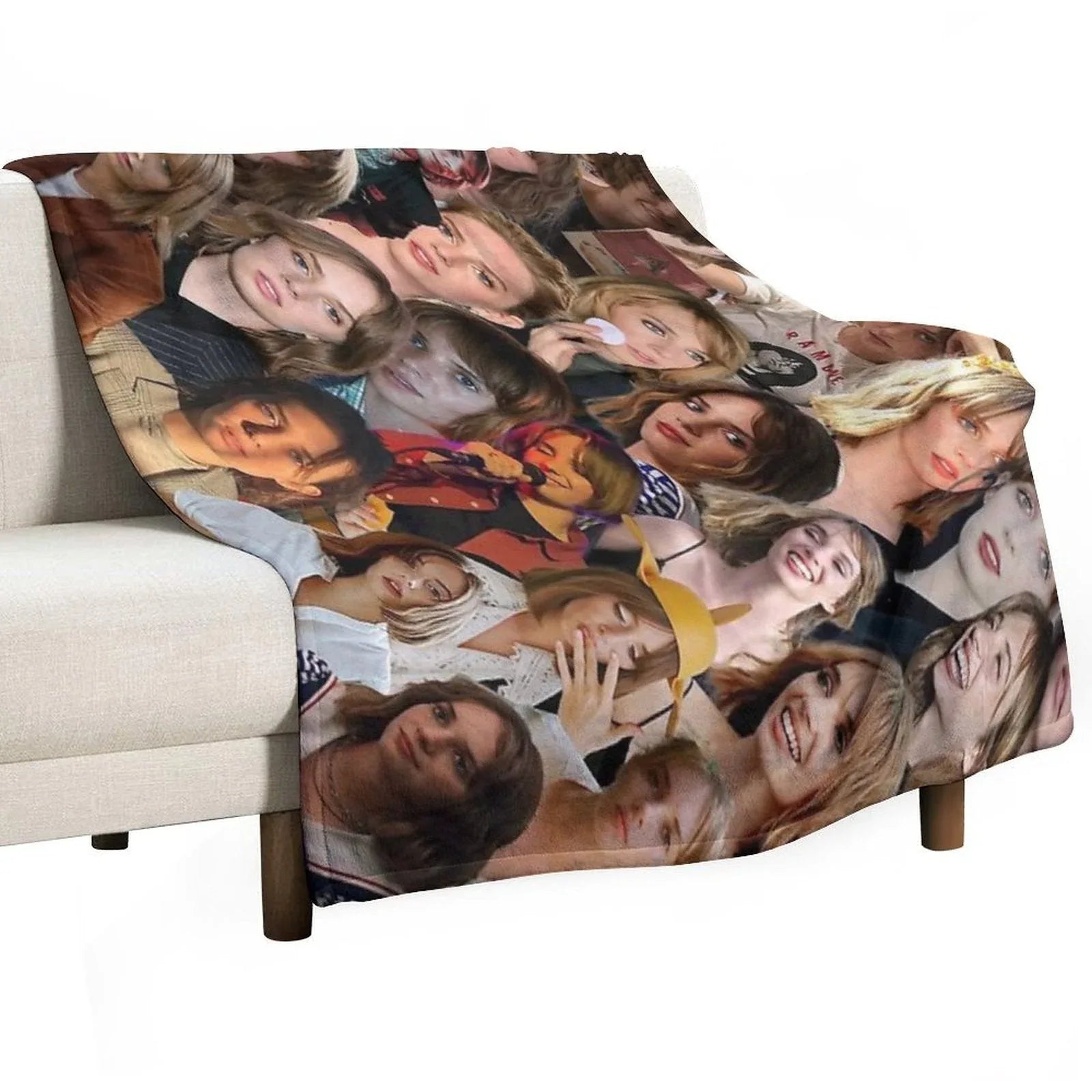 Maya Hawke Photo Collage Throw Blanket
