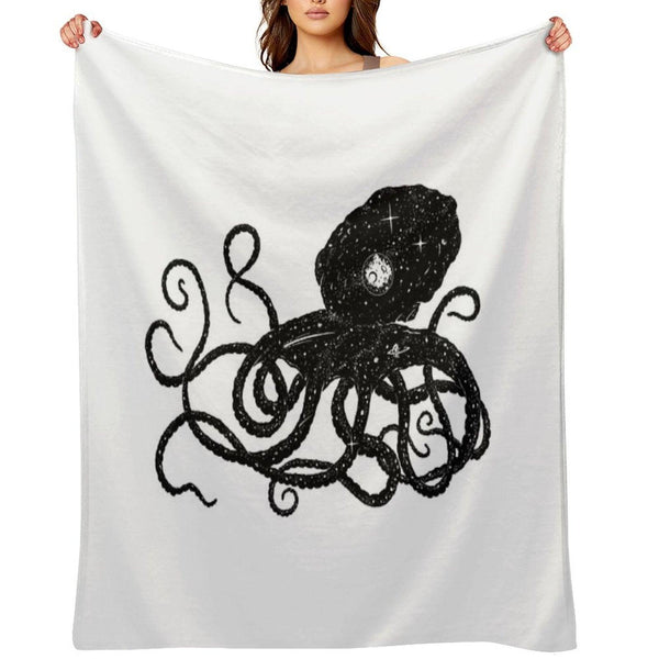 Galactapus Throw Blanket