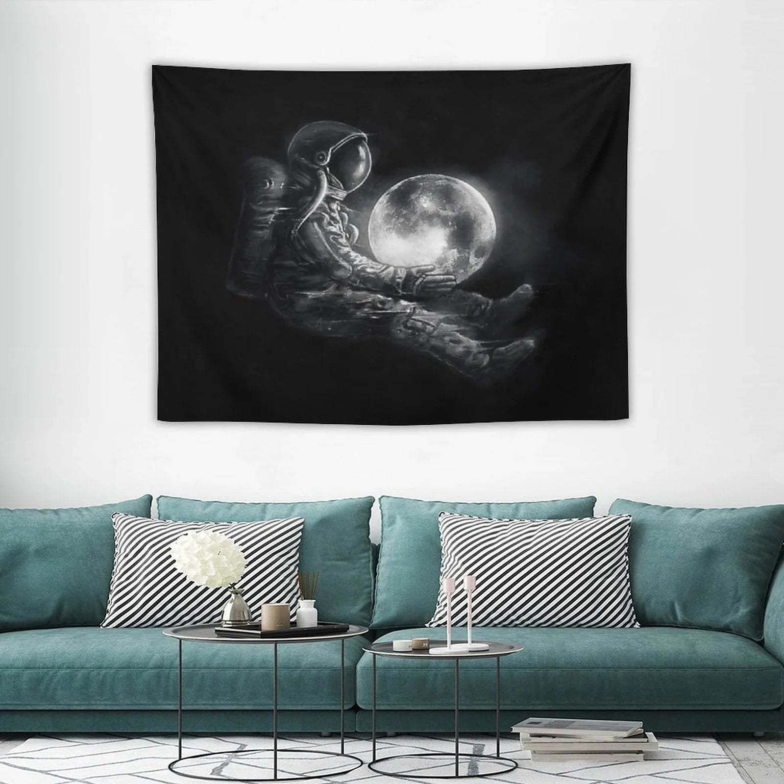 Moon Play Tapestry