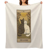The Lovers - Cats Tarot Lightweight Throw Blanket