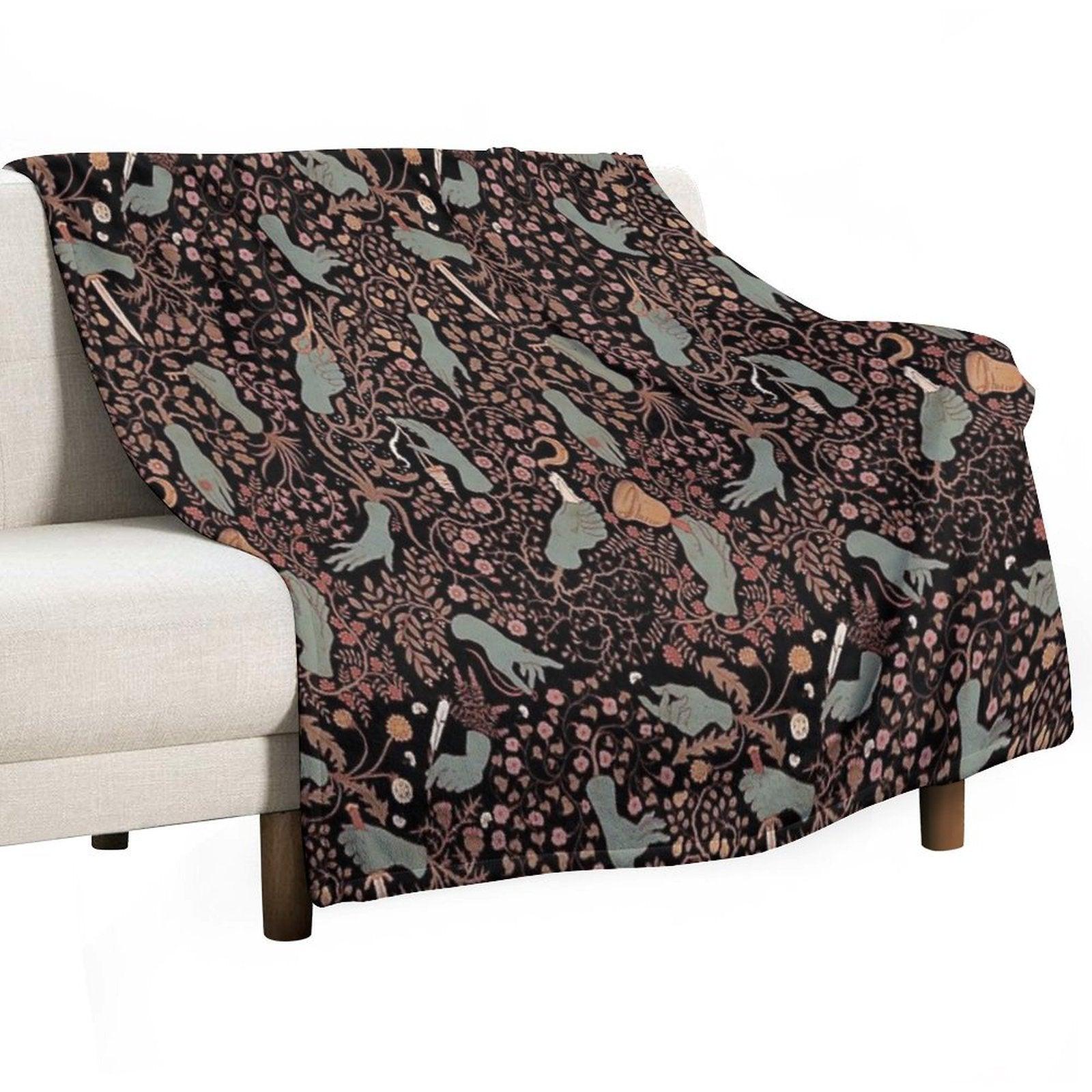 Your Hands Are Cold Throw Blanket