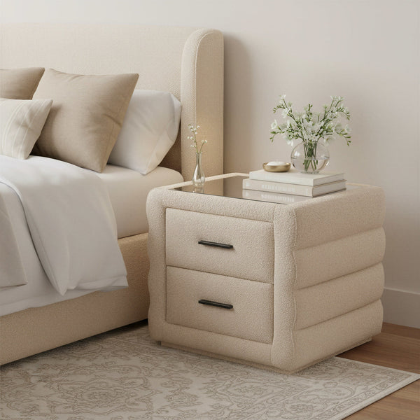 Soffice Nightstand Beige