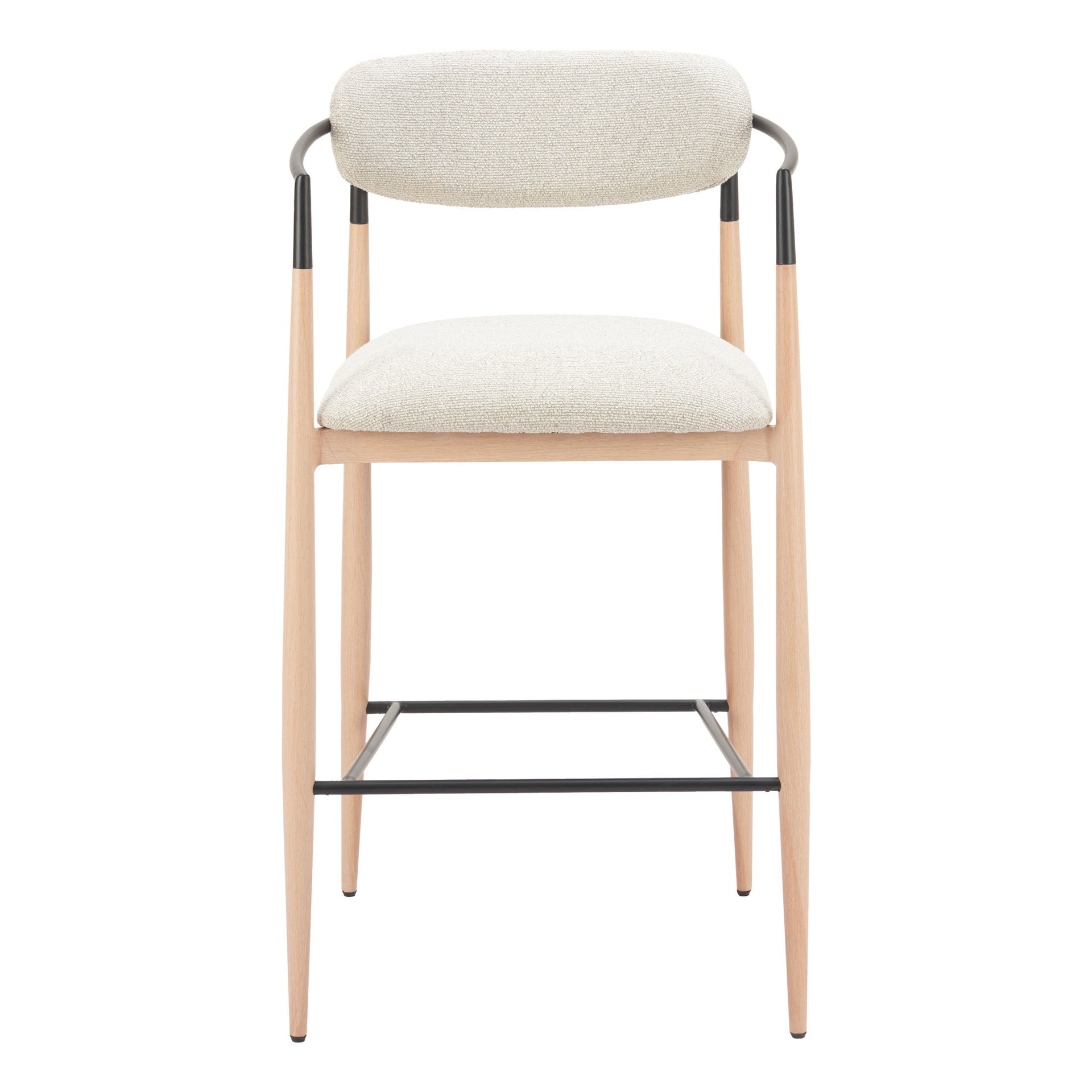 Equinox Barstool Oyster Gray & Natural