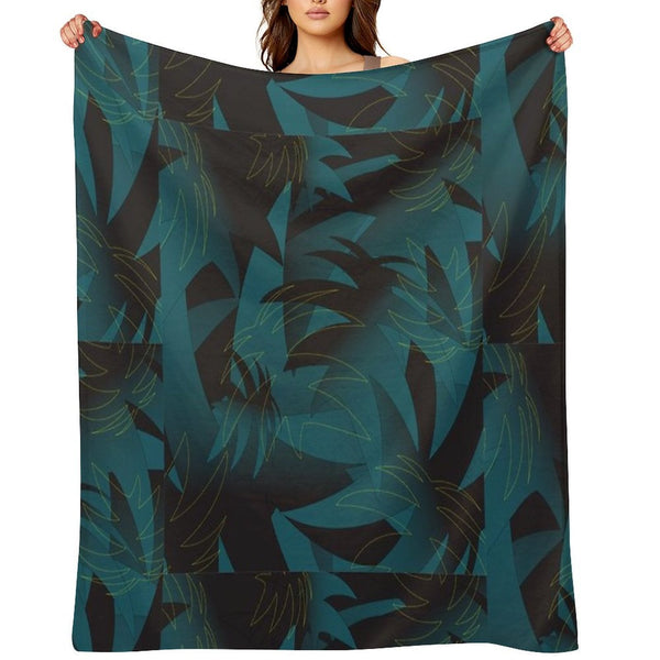 Tropical Pattern Comfort Throw Blanket