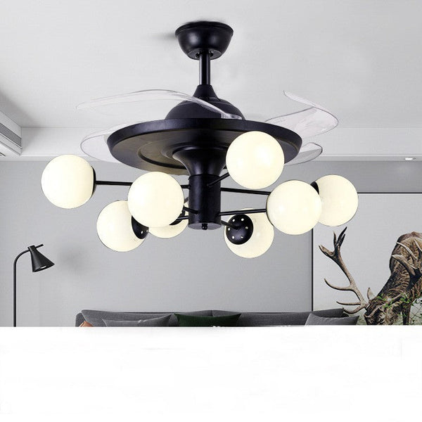 Nordic Ceiling Fans With LED Light Remote Control Ceiling Decorbites