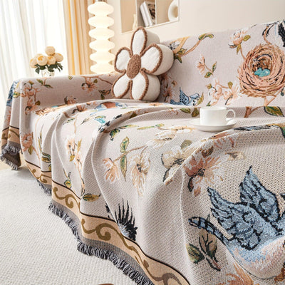 Floral Couch Cover – Heavy Duty Dog Proof & Bed Bug Resistant Sofa Protector