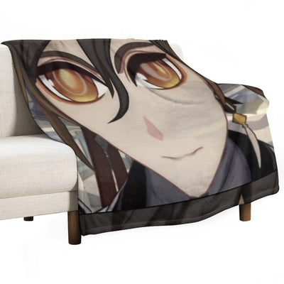 Zhongli - A Testiment to The Arrogance of Man Gift-ready Throw Blanket
