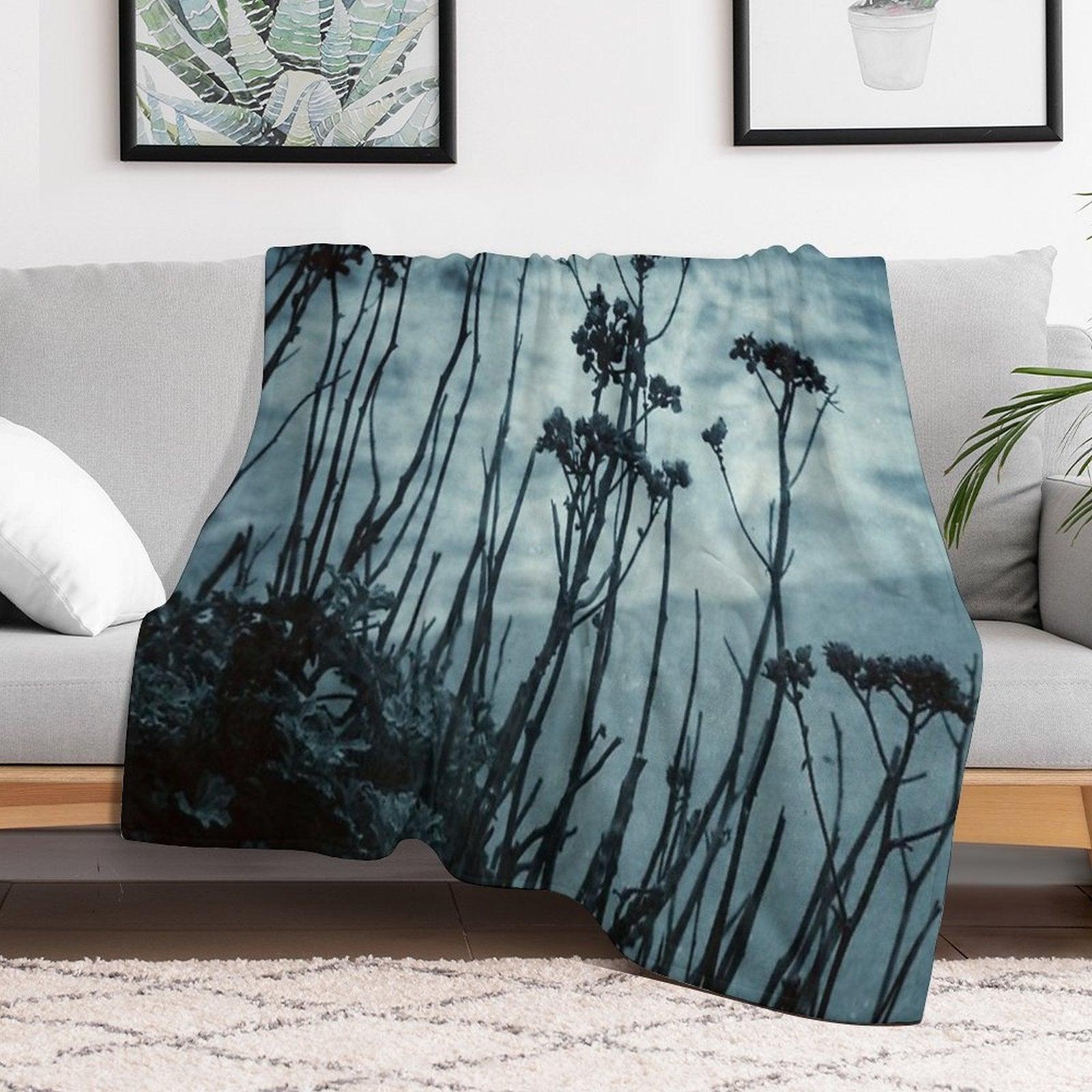 Midnight Dreams of The Sea Throw Blanket