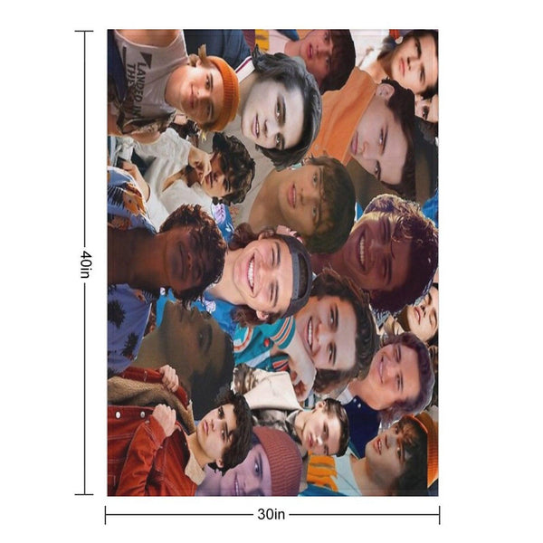 Charlie Gillespie Photo Collage Throw Blanket
