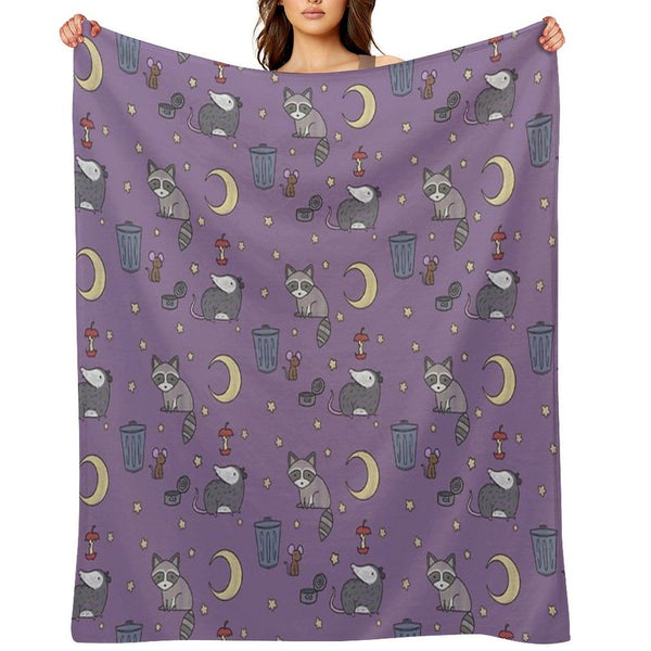 Trash Gang Throw Blanket