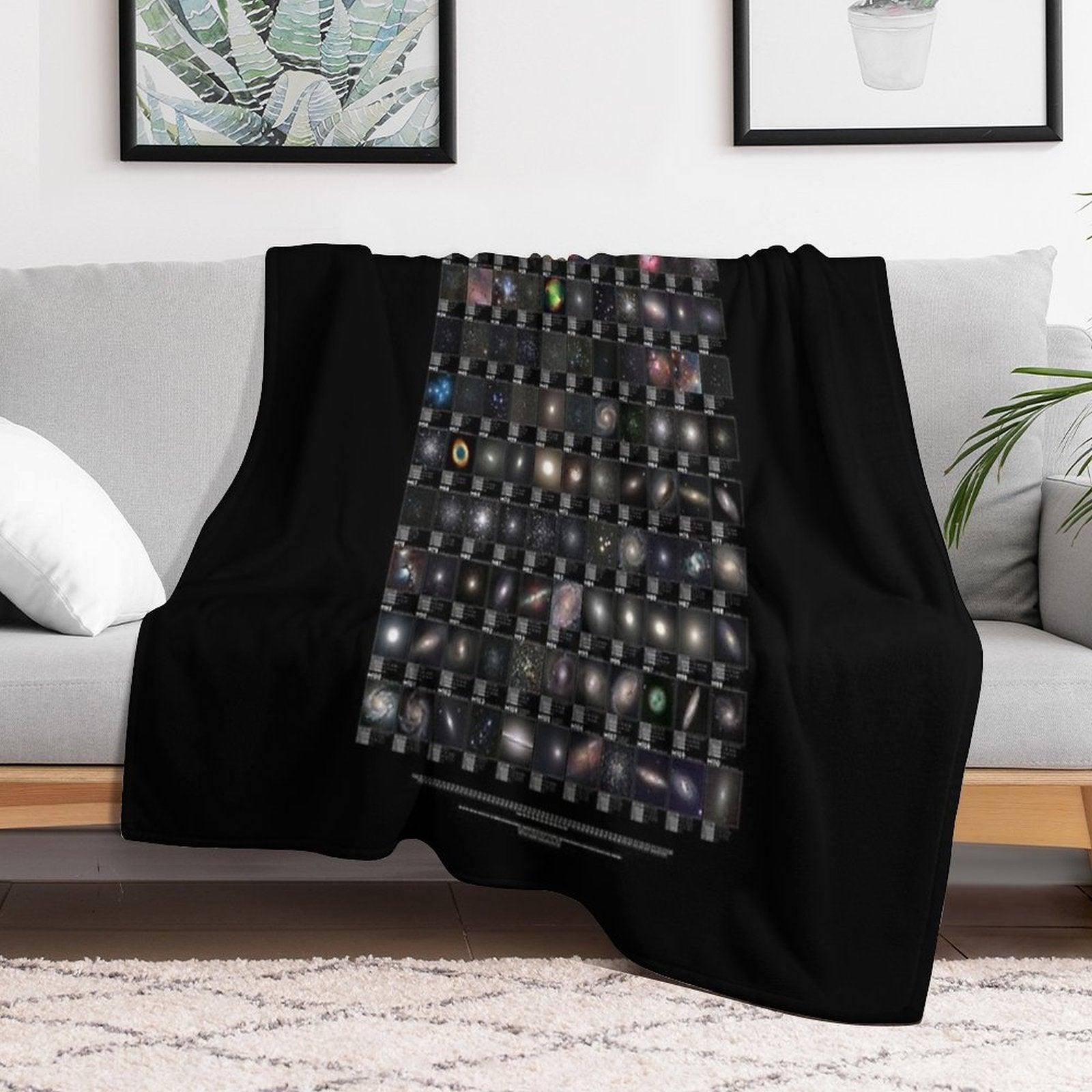 The Messier Objects Throw Blanket