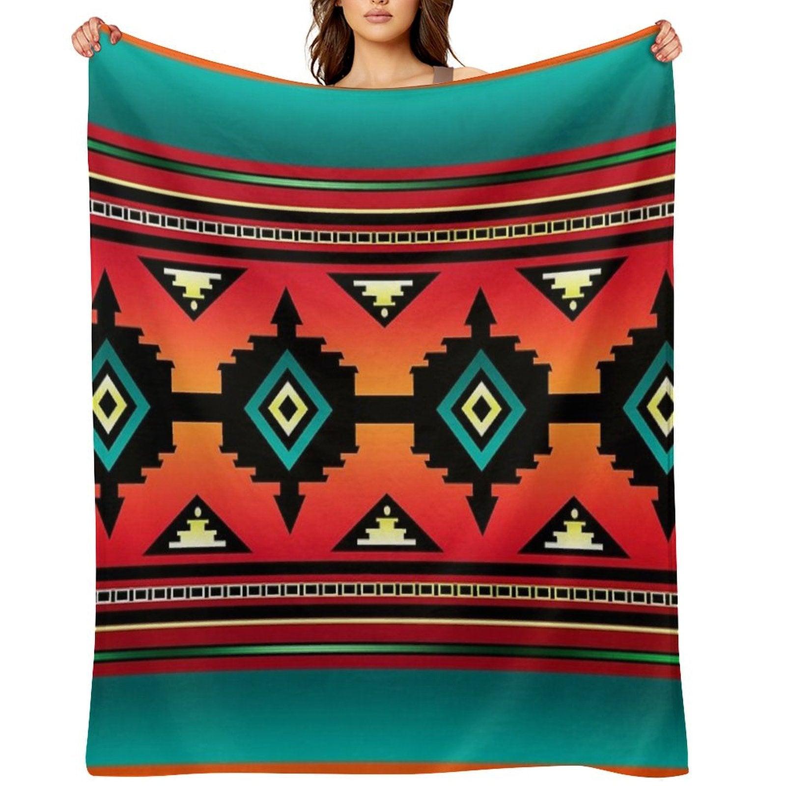 Canyon  Navajo Throw Blanket