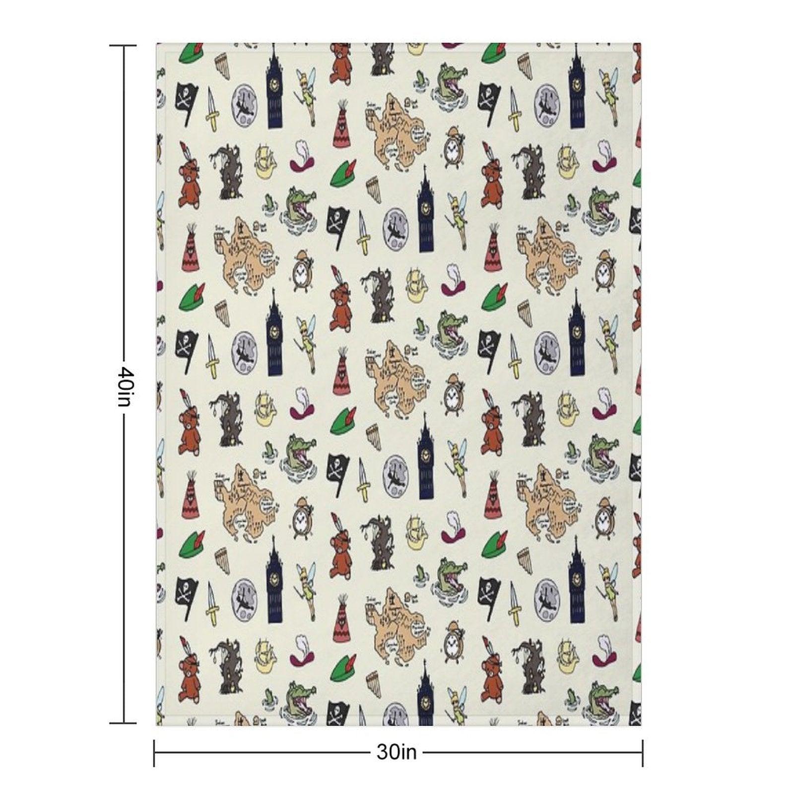 Peter Pan Throw Blanket
