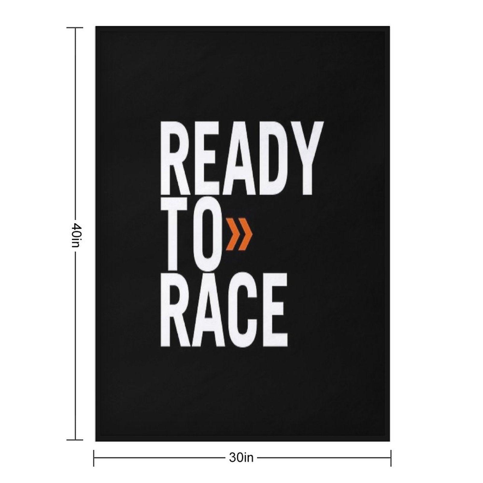 Ready to Race Throw Blanket