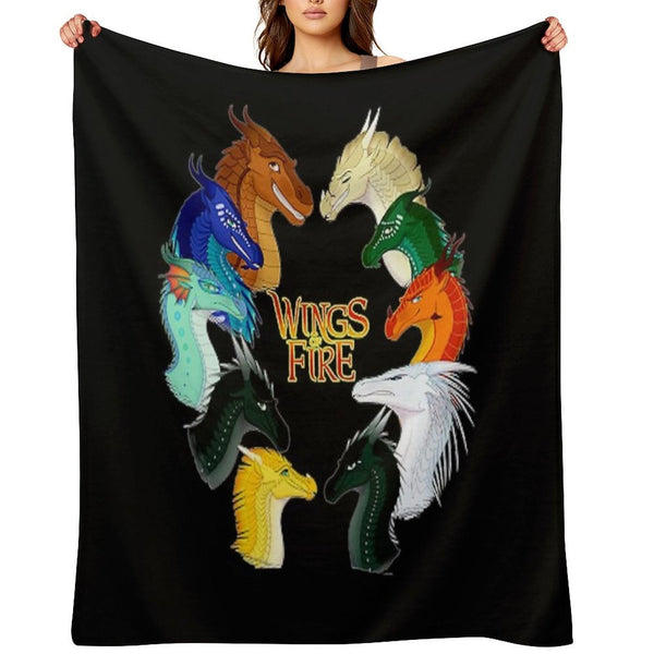 Wings Of Fire Eco-conscious Throw Blanket