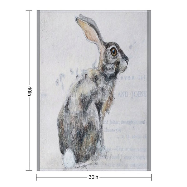 Hare Anti-pilling Throw Blanket