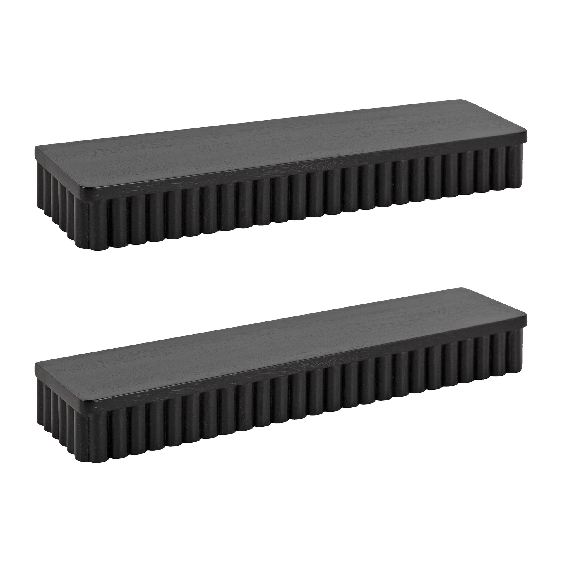 Reid Ribbed Floating Shelves