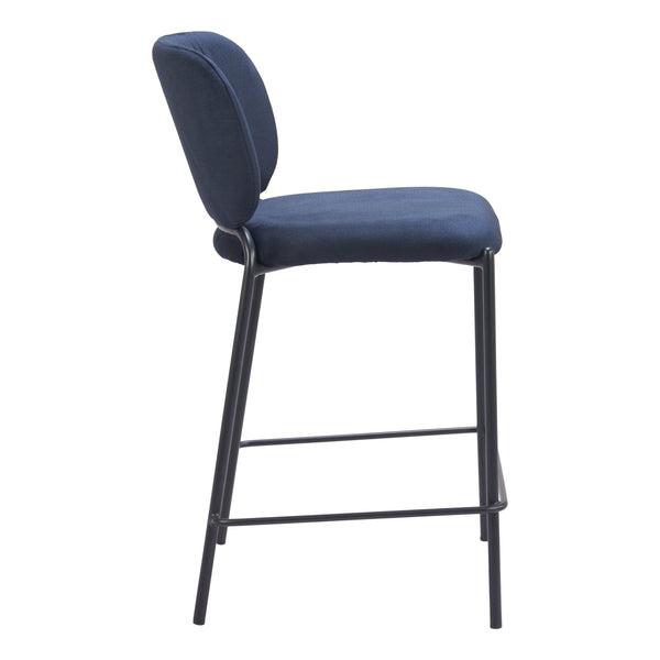 Plat Counter Stool (Set of 2) Blue