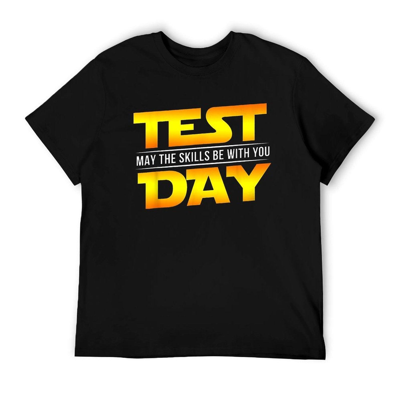 Test Day May The Skills Be With You Teacher Gift T-Shirt