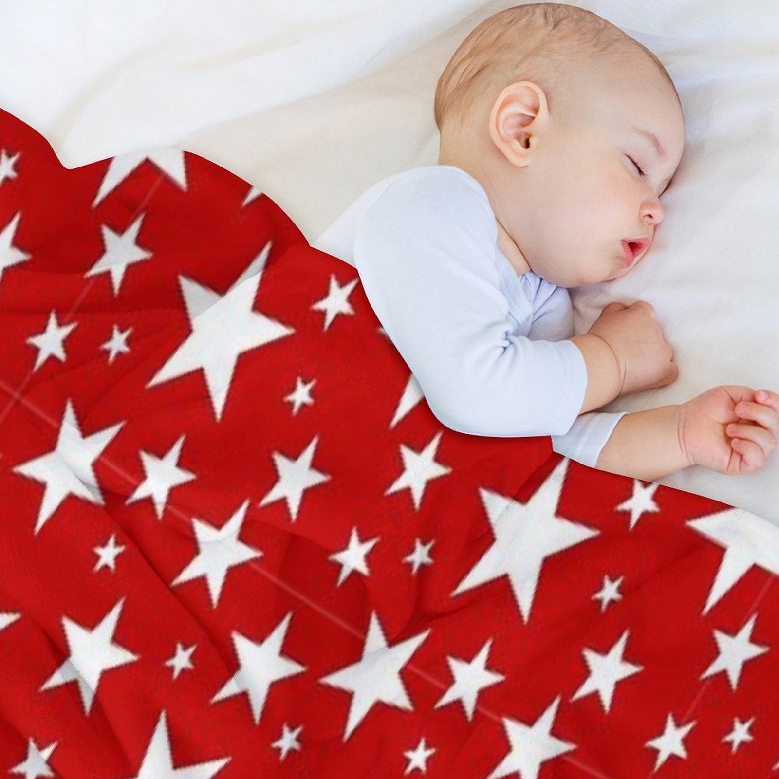 Star Pattern Design for Apparel And Home Decor Wrinkle-free Throw Blanket