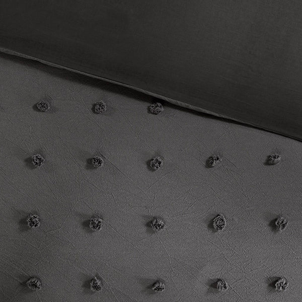 Brooklyn Cotton Jacquard Comforter Set with Euro Shams and Throw Pillows - Gifts for You 'n Me