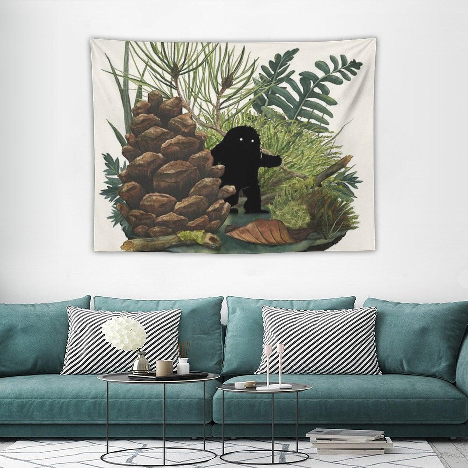 Tiny Sasquatch Tapestry