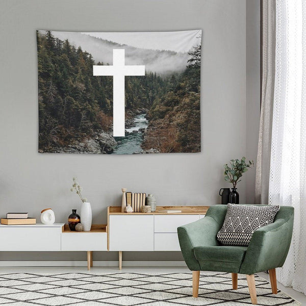 Christian Cross Tapestry
