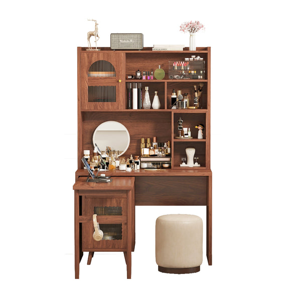 Computer Desk with 90 Degree Rotating Desktop BLAKHOM