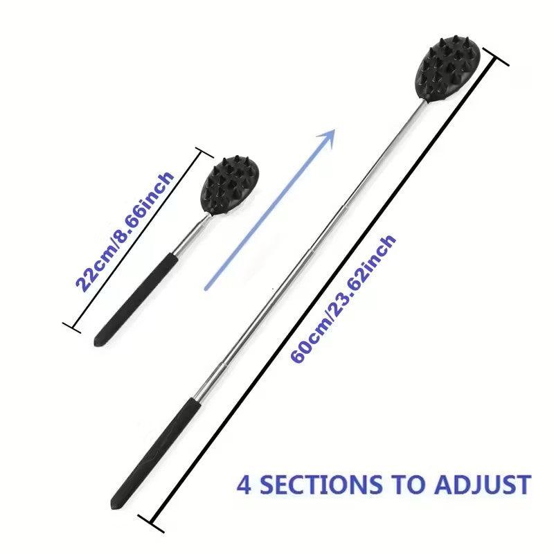 Retractable Cactus Back Scratcher – Long Handle, Durable PVC