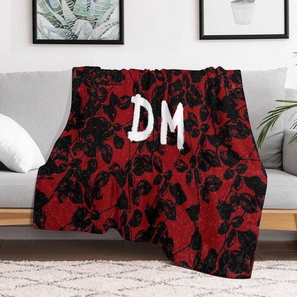 DeMo Violator Texture Black & Red Comfort Throw Blanket
