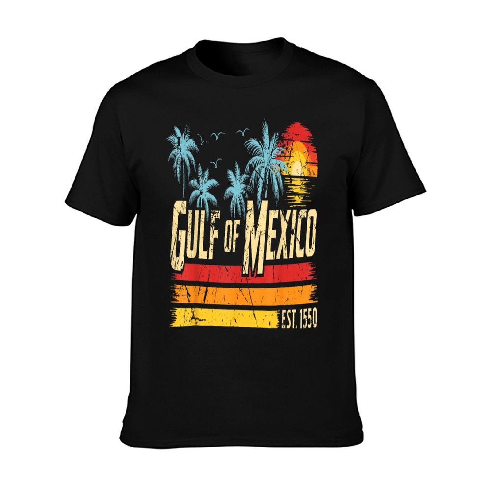 Gulf of Mexico Forever Retro Vintage Beach Mens Women T-Shirt