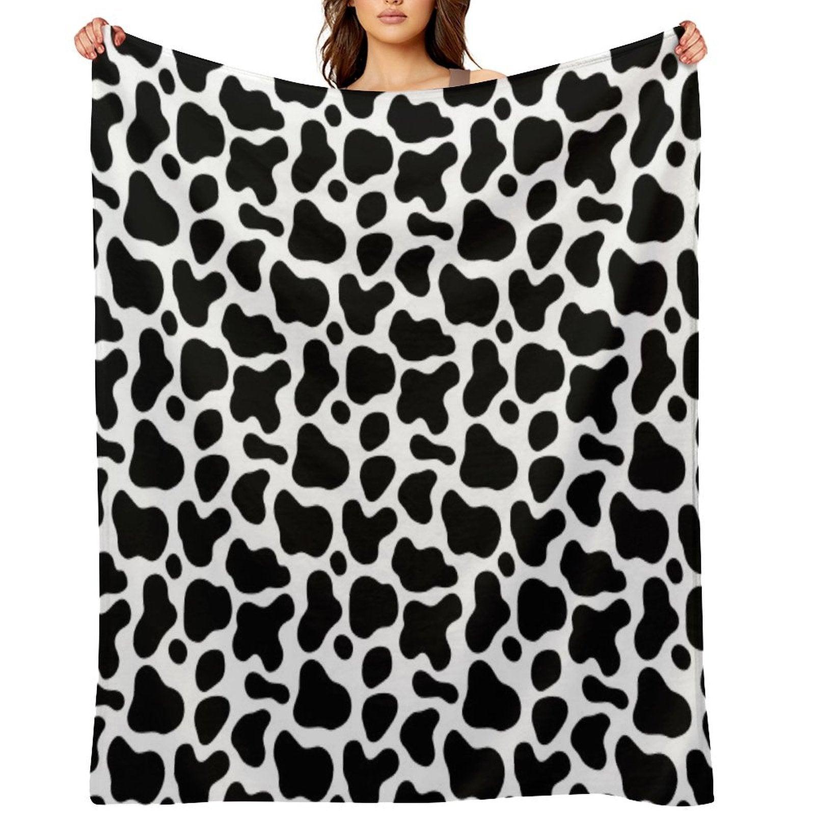 COW PRINT PATTERN Throw Blanket
