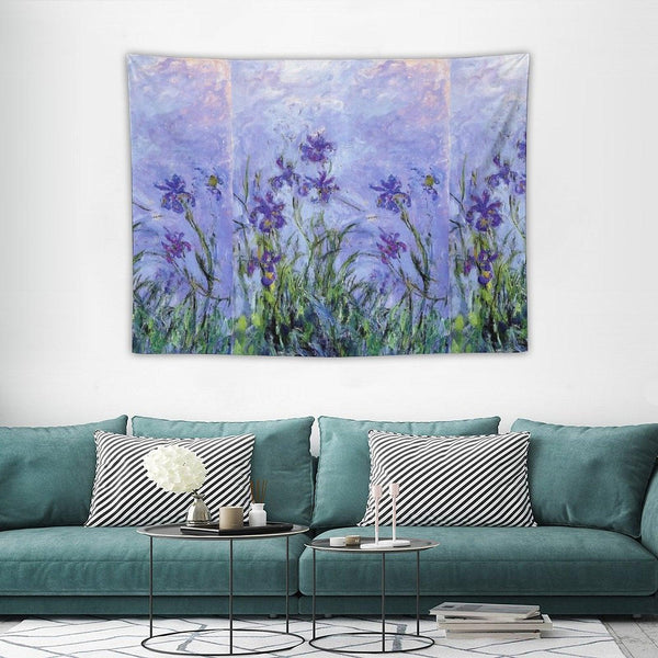 Claude Monet  Lilac Irises 1914 Tapestry