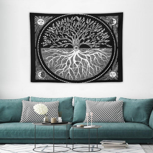 Druid Tree of LIfe Tapestry