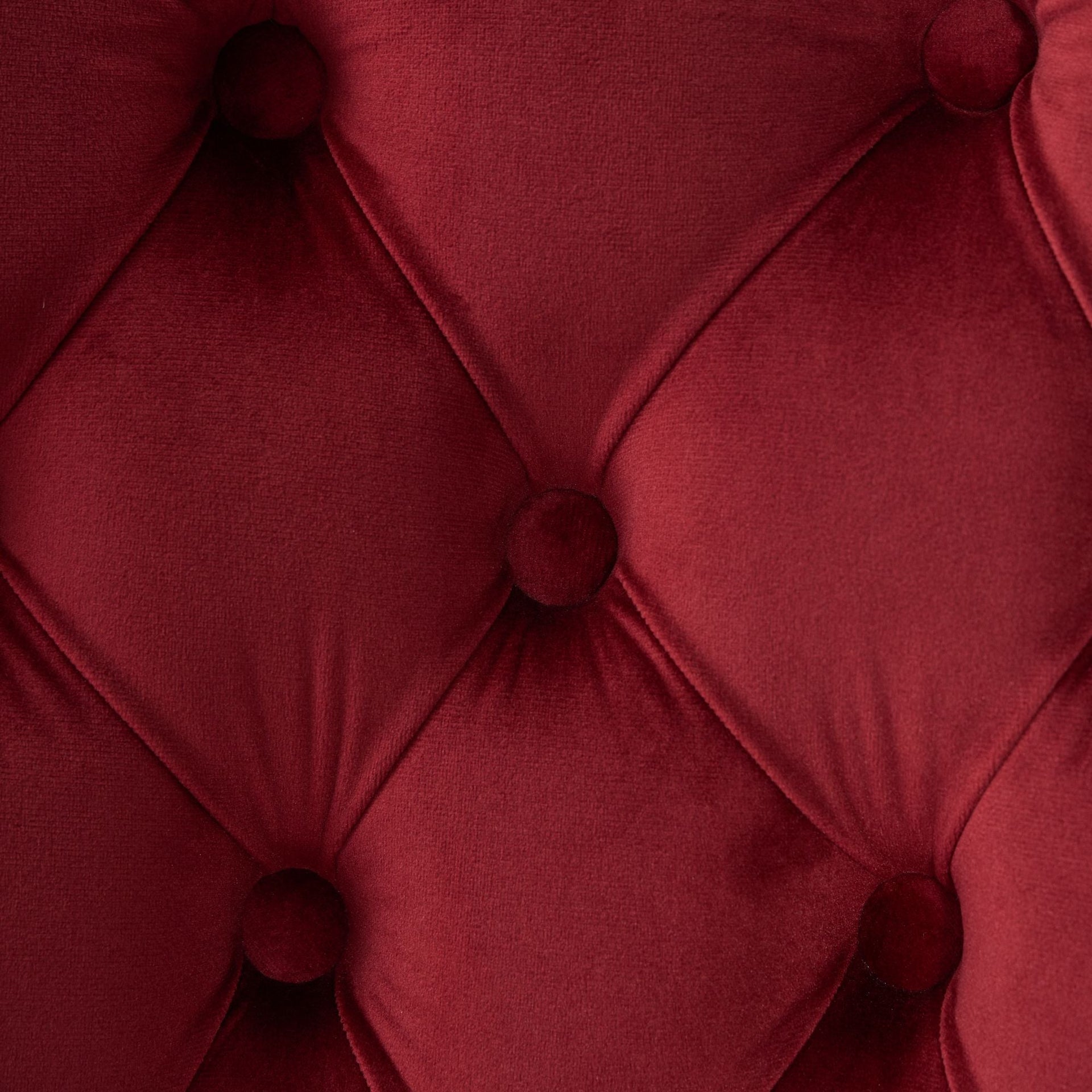 Mid-Century Modern Tufted Velvet Dining Chairs with Lion Head Pull Ring and Nailhead Trim