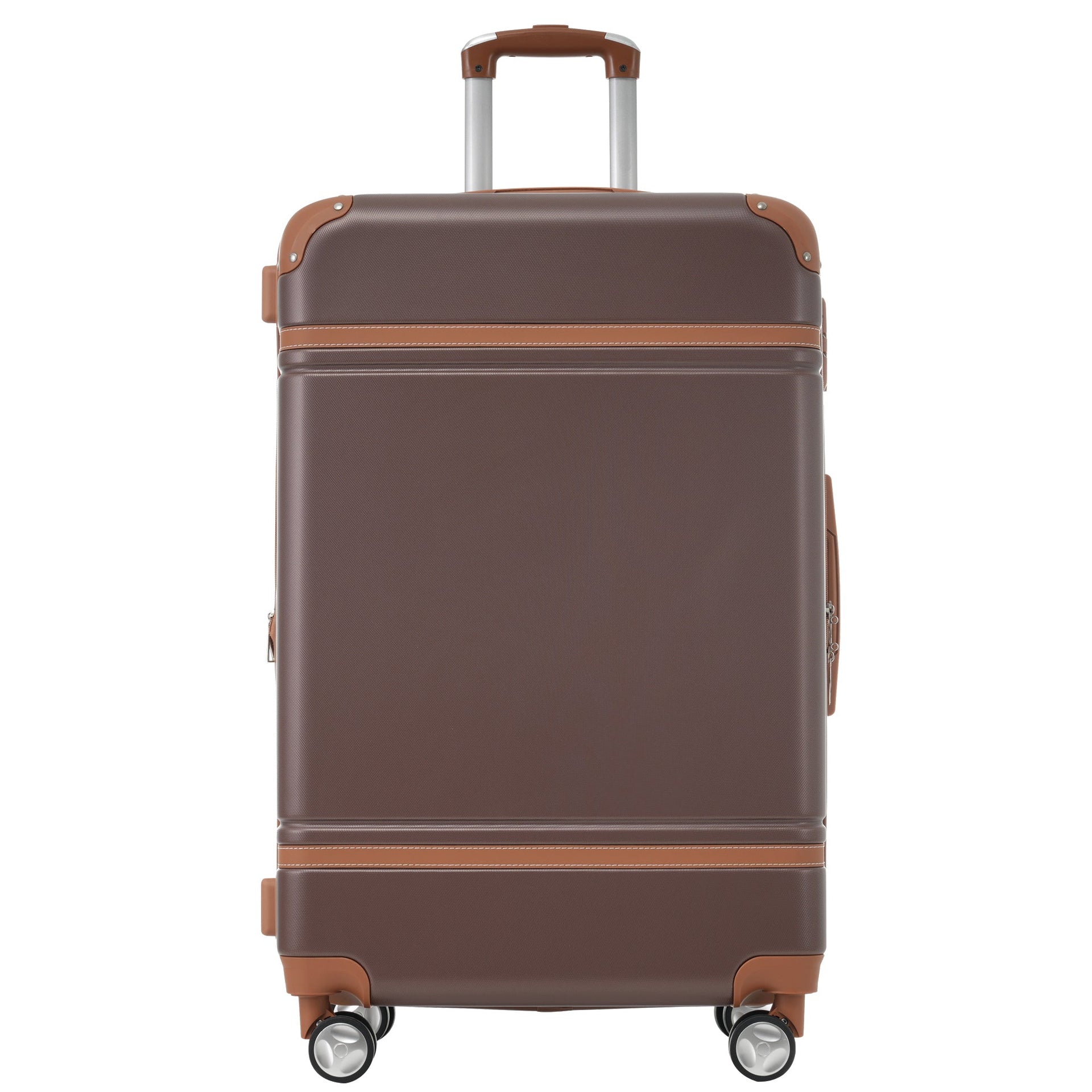 Hardshell Luggage Sets 4 Pieces 20'+24'+28' Luggages and Cosmetic Case Spinner Suitcase with TSA Lock Lightweight