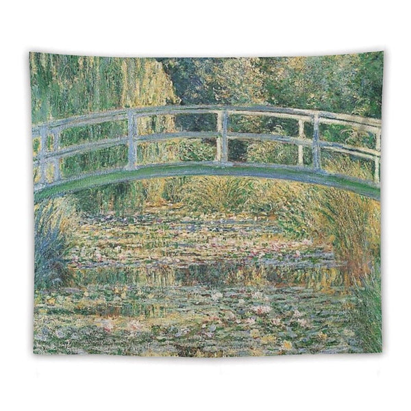 HD. The Water Lily Pond, by Claude Monet. HIGH DEFINITION Tapestry