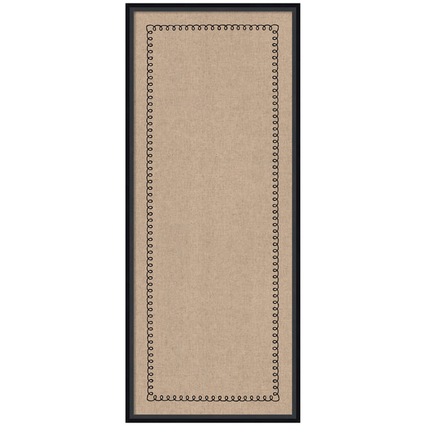 Pinboard Black Scallop Print