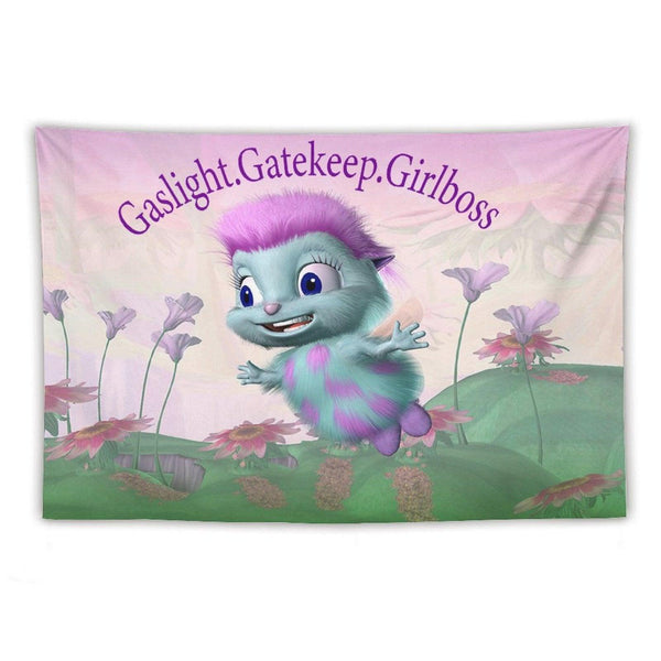 Gaslight Gatekeep Girlboss Bibble Tapestry