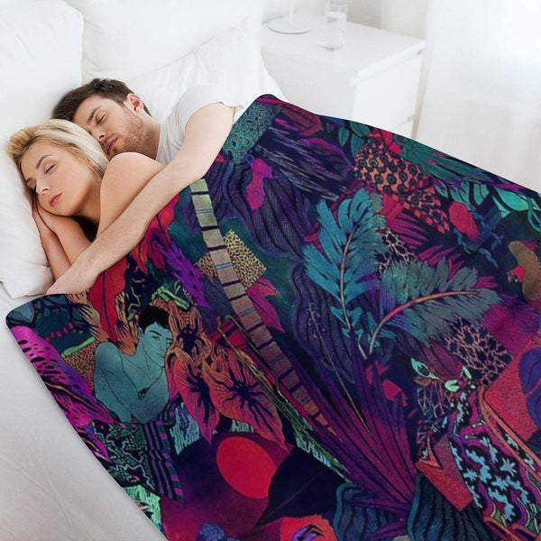 Glass Animals Throw Blanket