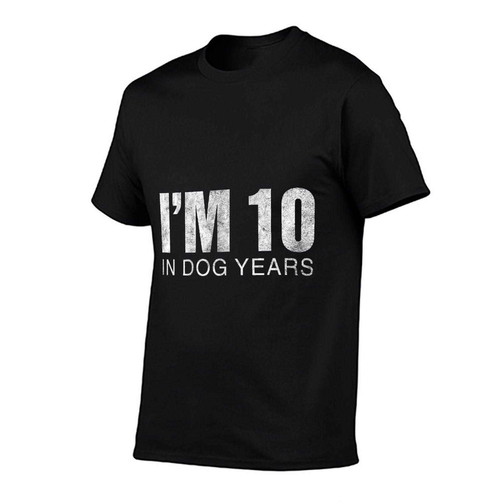 I'm 10 In Dog Years Funny 70th Birthday Gift T-Shirt