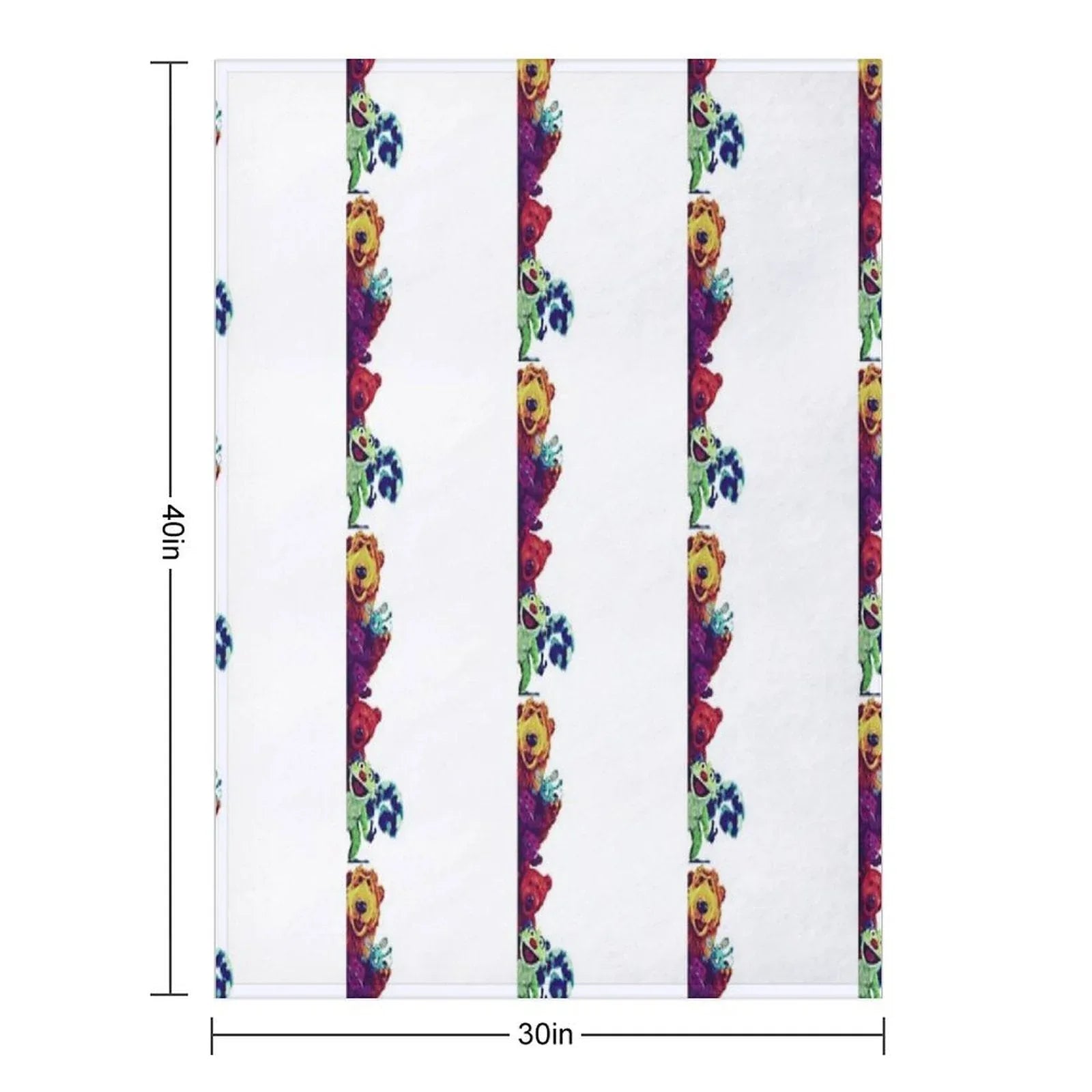 Bear In The Big Blue House - Bear And Friends Throw Blanket