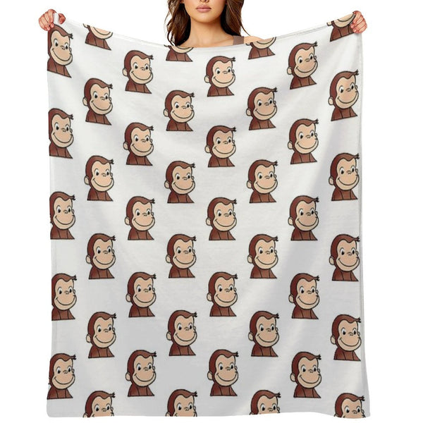 Curious George Velvety-soft Throw Blanket