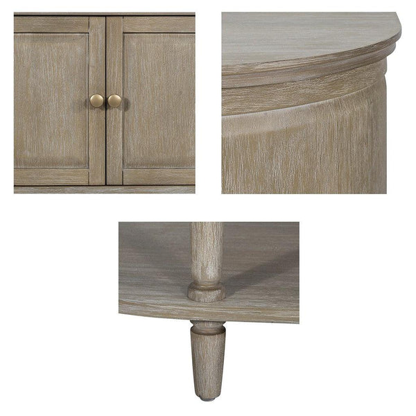 Ayanna Accent Cabinet with Lower Shelf - Reclaimed Wheat