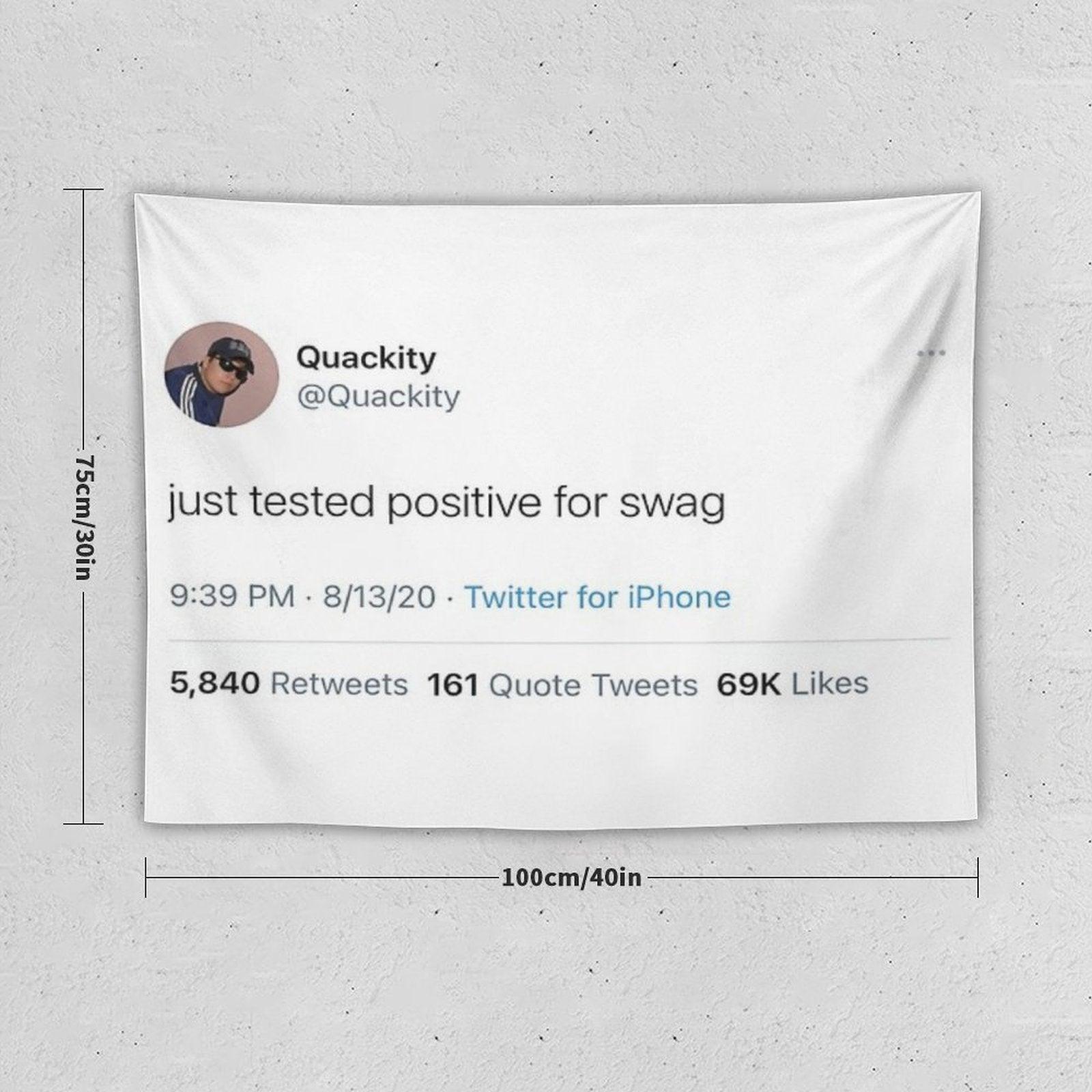 Quackity Tweet Tapestry
