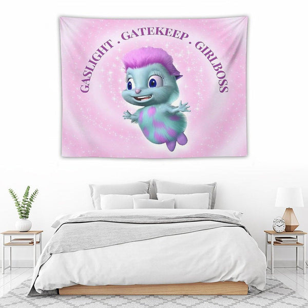 Bibble's Beliefs Gaslight Gatekeep Girlboss Tapestry