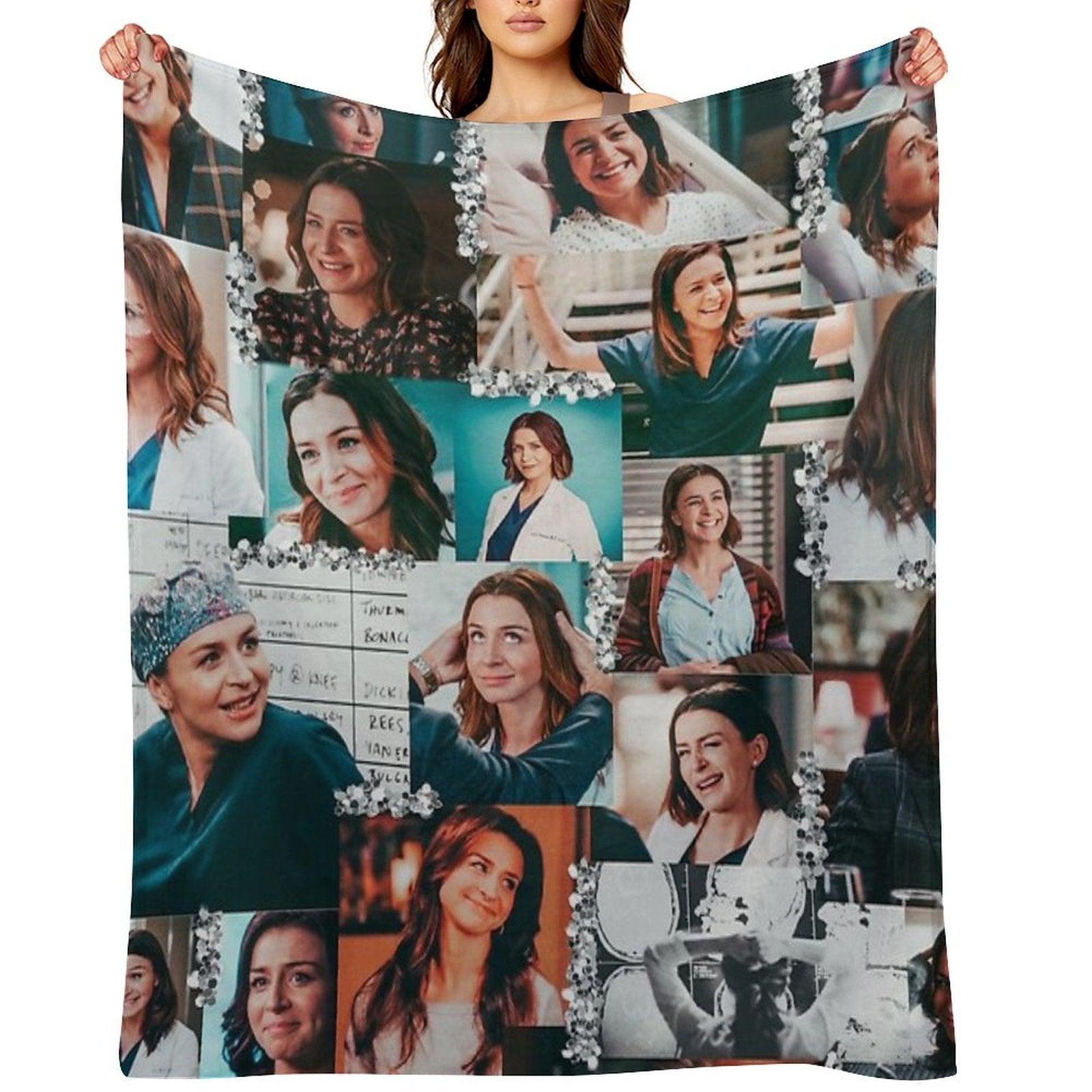 Amelia Shepherd Collage ) Throw Blanket