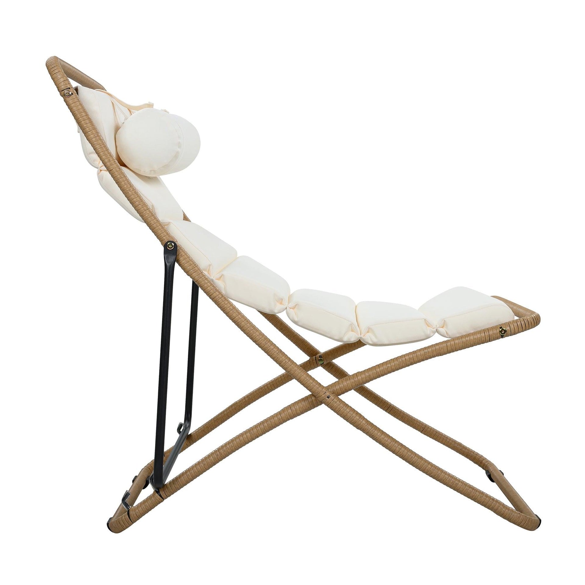 2-Pieces Outdoor Folding Chair