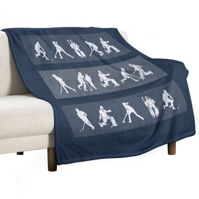Field Hockey Durable Throw Blanket