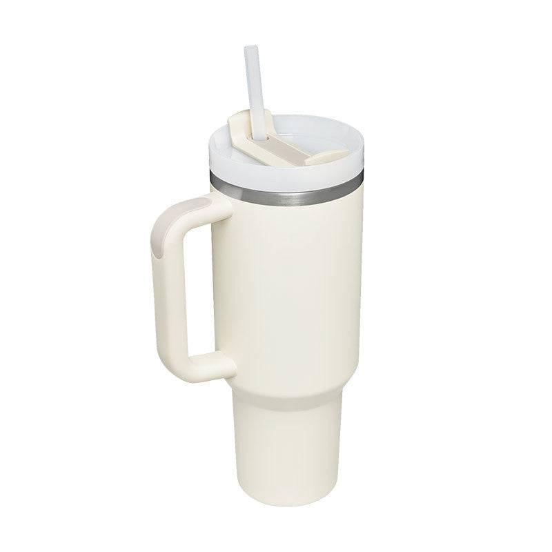 Thermal Mug 40oz Straw Coffee Insulation Cup With Handle BPA Free